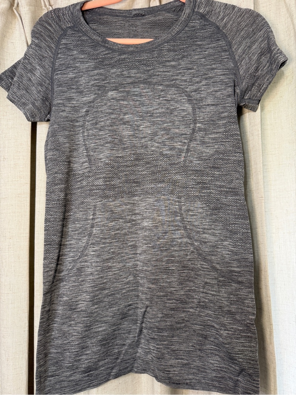 Lululemon swiftly tech short sleeve gray